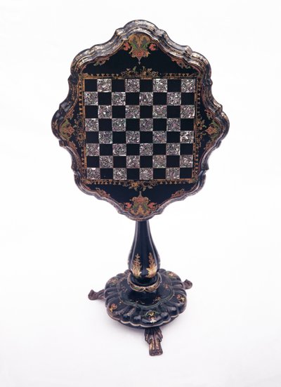 Games table, c.1850-60 by English School